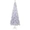 7.5ft. Pre-Lit White Winston Pine Pencil Artificial Christmas Tree, Multi LED Lights